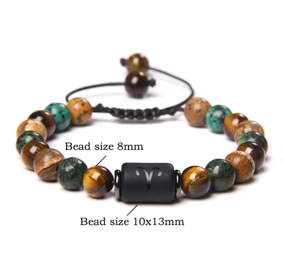 Zodiac Bracelet Natural Stone