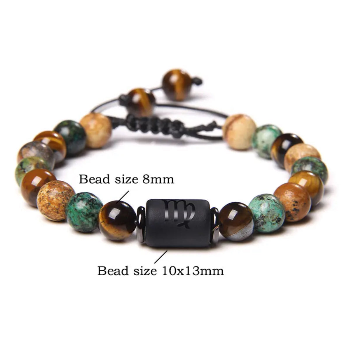 Zodiac Bracelet Natural Stone