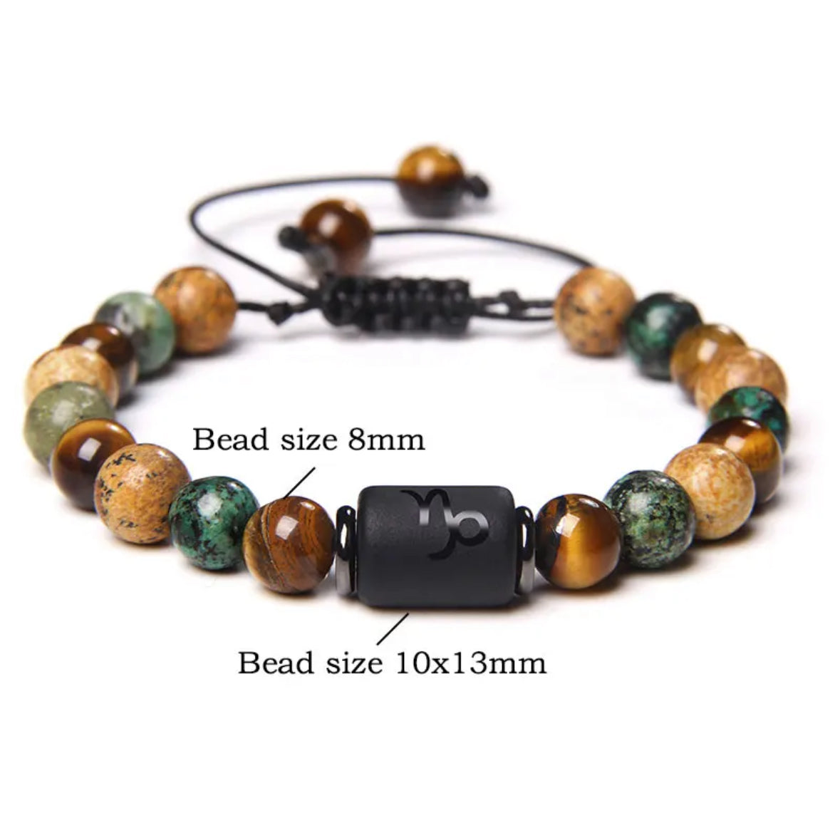 Zodiac Bracelet Natural Stone